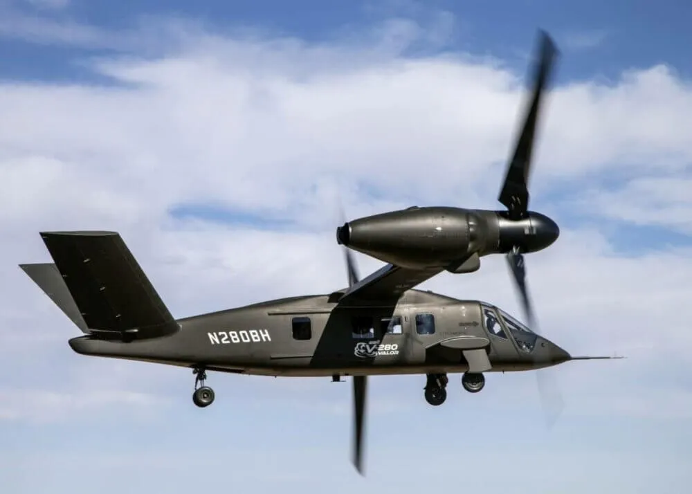 美國陸軍V-280“英勇”傾轉旋翼機采用的先進技術特點